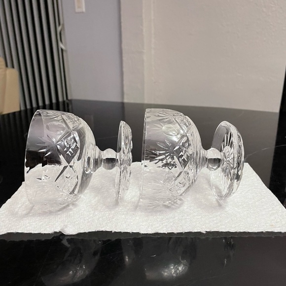 Brierley Crystal sherbert/coupe glasses - Picture 4 of 9